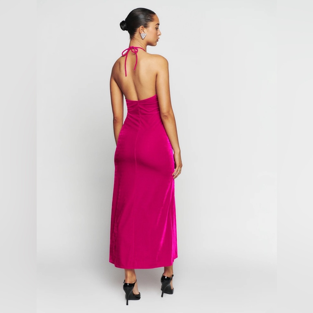 Reformation Nyla Dress XS Hot Pink - Picture 3 of 8